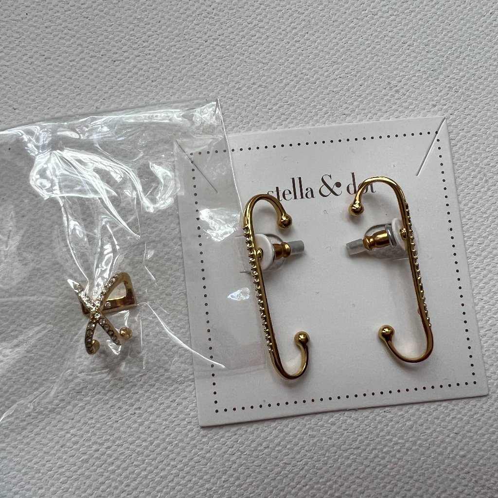 Brand New Womens Stella  Dot Earrings Ear Clip And Climbers 65